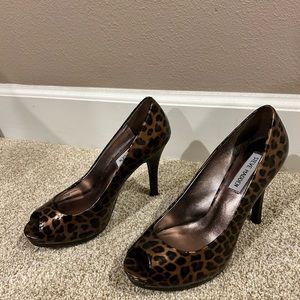 Steve Madden Leopard Print Heels size 6.5